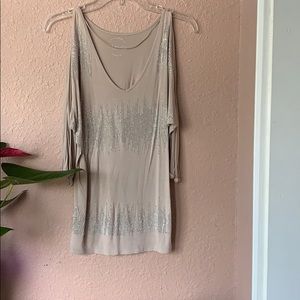 Light gray dress top